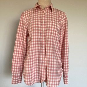 LRL, Lauren Jeans Co., button down plaid, M